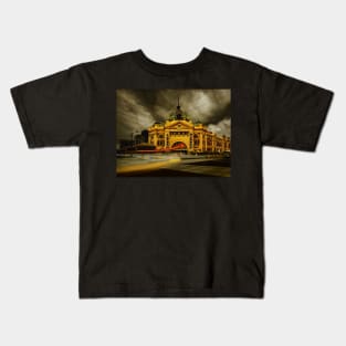 Flinders Street Station Kids T-Shirt